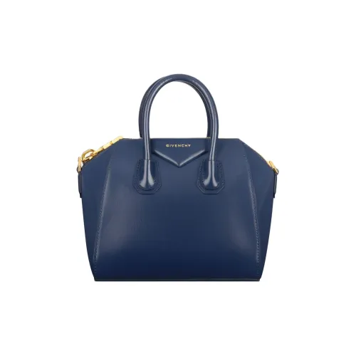 Givenchy Antigona Cow Leather Shoulder Bag, Crossbody Bag, Handbag Mini Women's Marine Blue