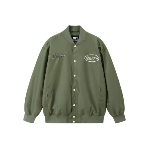 STARTER misbhvs Coats Unisex Olive Green