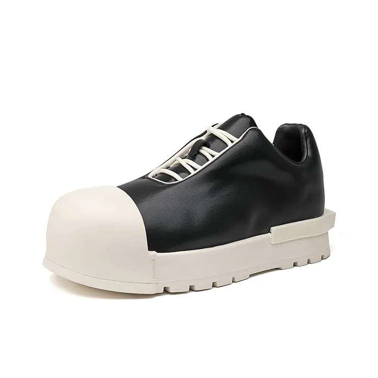ACEMICKY Slip Resistant, Abrasion Resistant, Waterproof Low Top Casual Shoes Men's Black-1