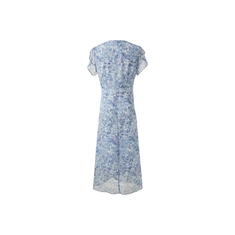 3COLOUR Short Sleeved Dress Women's Sky Blue-1