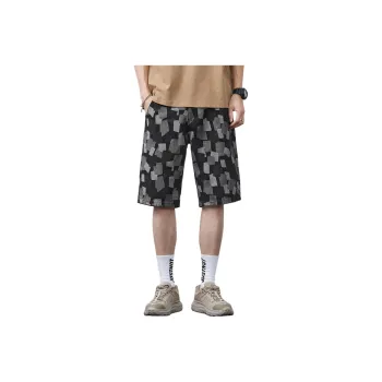 Tonlion Denim Shorts Men's Black