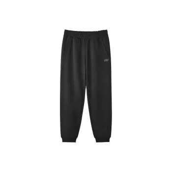Skechers New Year Collection Sports Lifestyle Collection Knitted Sports Pants Men's Carbon Black