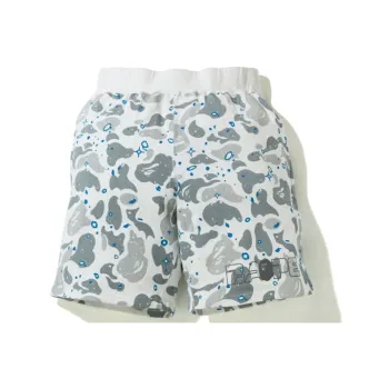 A BATHING APE Space Camo Wide Sweatshort