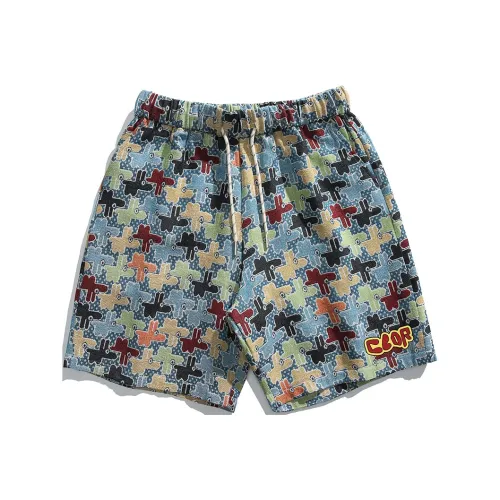 CLOR Casual Shorts Unisex Batiya Brown