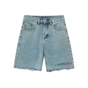 ASWZ Denim Shorts Unisex Blue