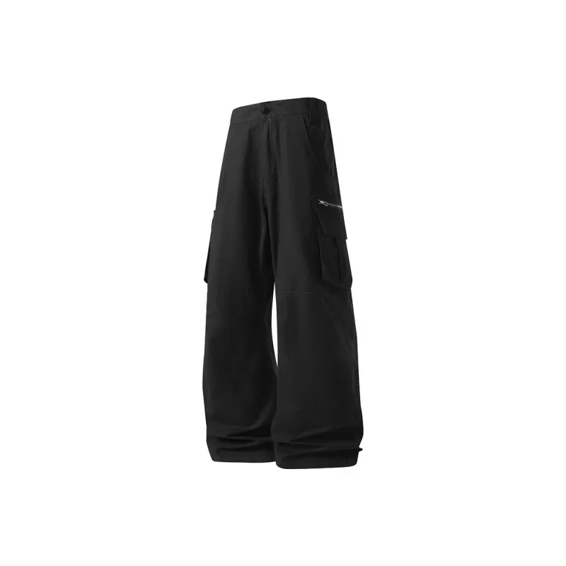 ADOONGA Cargo Pants Unisex Black-0