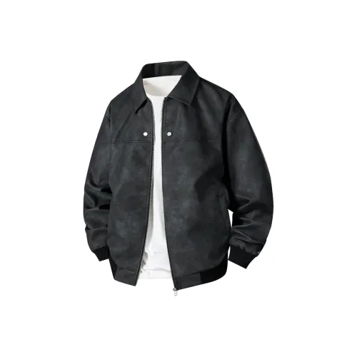 GROW DATE Leather Jacket Unisex