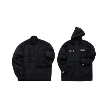 FILA x White Mountaineering Puffer Jacket Men's Pitch Black