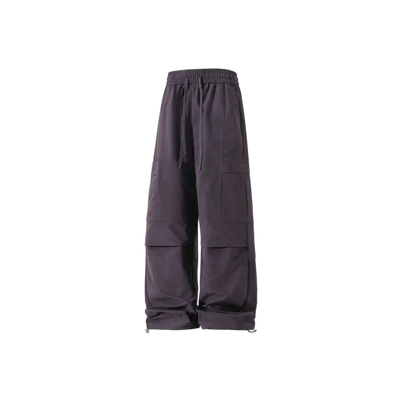 Warrior Huichao Bordeaux Red Cargo Pants Unisex-6