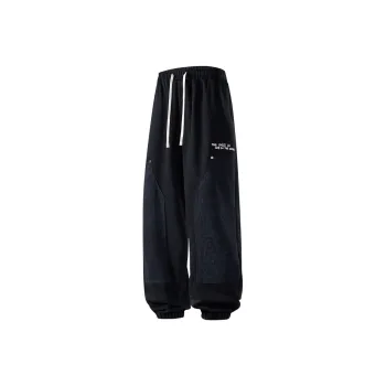 IVEIII Casual Pants Unisex Black