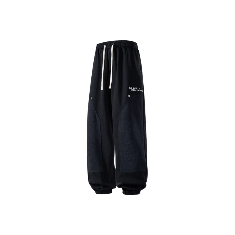 IVEIII Casual Pants Unisex Black-0