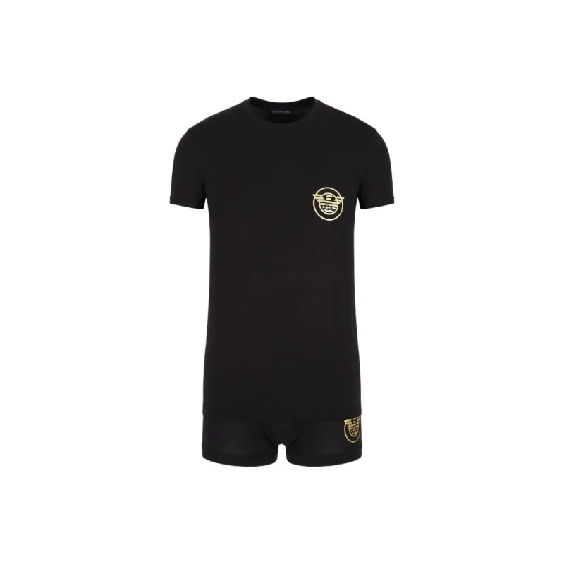 EMPORIO ARMANI FW22 Casual Sportswear Men's Black-0