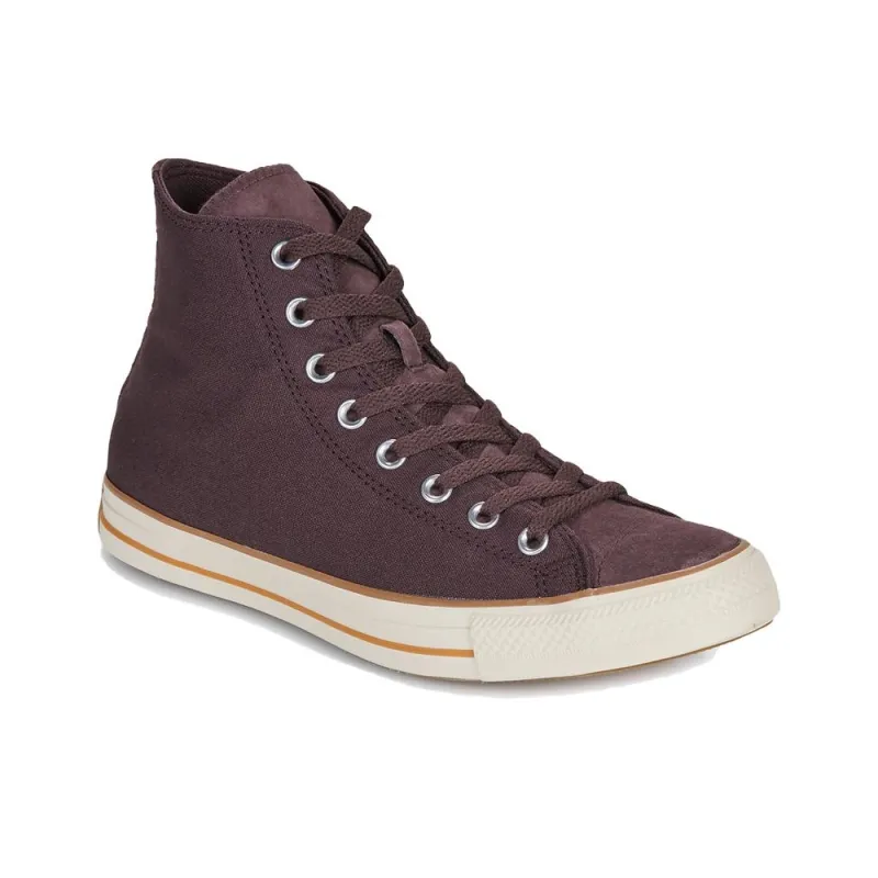 Converse All Star Breathable High Top Canvas Shoes Men's Brown Red-3