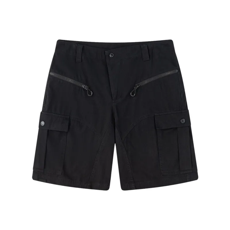 ENSHADOWER Cargo Shorts Unisex Black-0