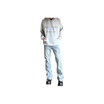 DUATOGE Jeans Men's Vintage Blue
