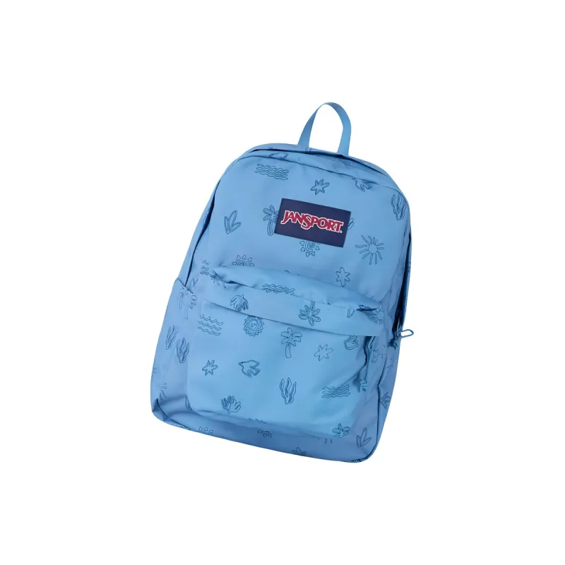 JanSport Polyester Backpack Medium Size Unisex Underwater World Blue-1