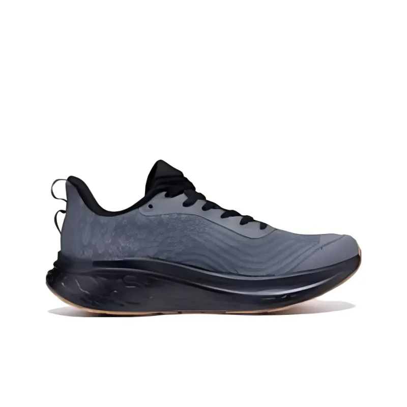 361° Slip Resistant, Breathable, And Resilient Low Top Sprint Running Shoes Men's Black Orange-1