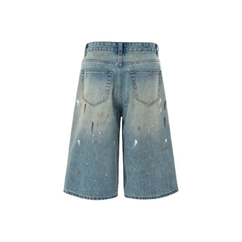 FOREVER 21 Denim Shorts Unisex Nostalgic Blue-1