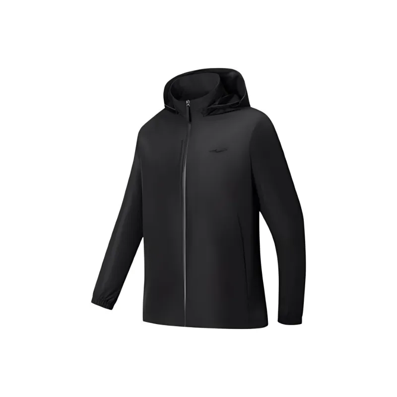 Erke Variety Training Collection Trench Coat Men's Jet Black-0