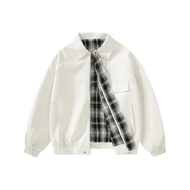 TEN MIRO Leather Jackets Unisex-0