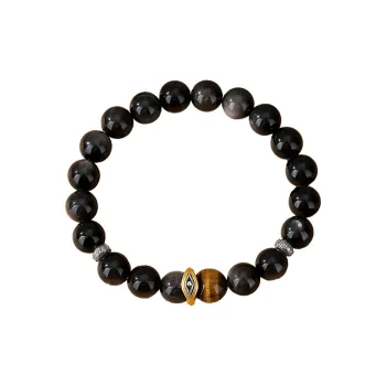 Atsuyama Obsidian Bracelets Unisex