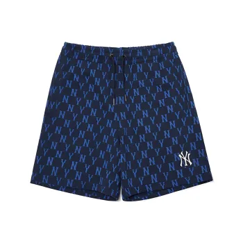 MLB Base Logo Casual Shorts Unisex Blue