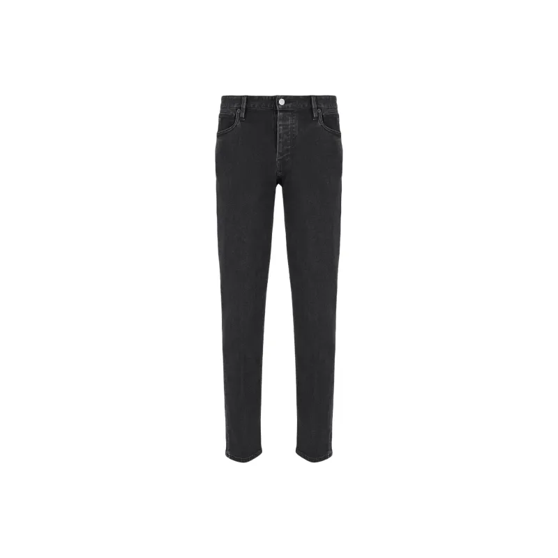EMPORIO ARMANI J75 Slim fit Rinse washed Denim Jeans-0