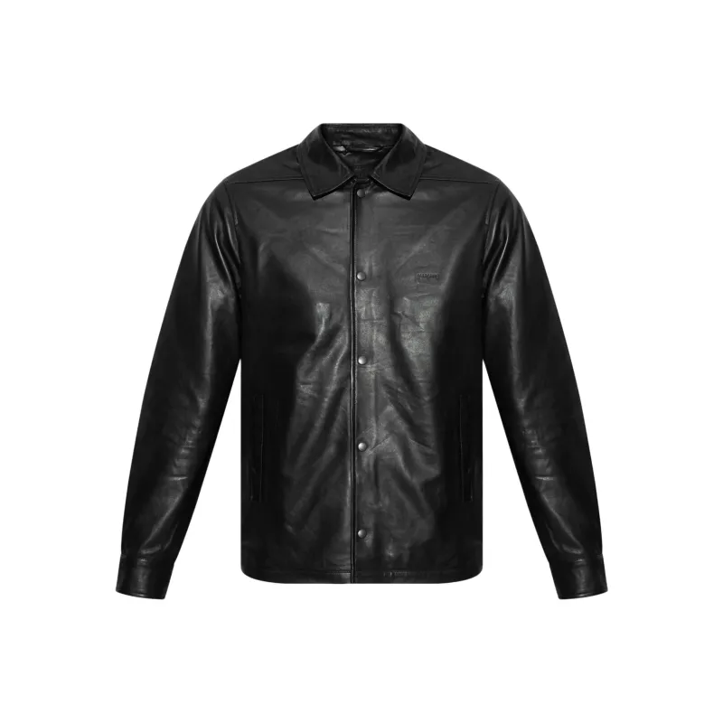 ALLSAINTS Leather Jacket Men's Black-0
