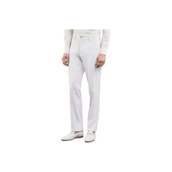 STEFANO RICCI Casual Pants Men's White