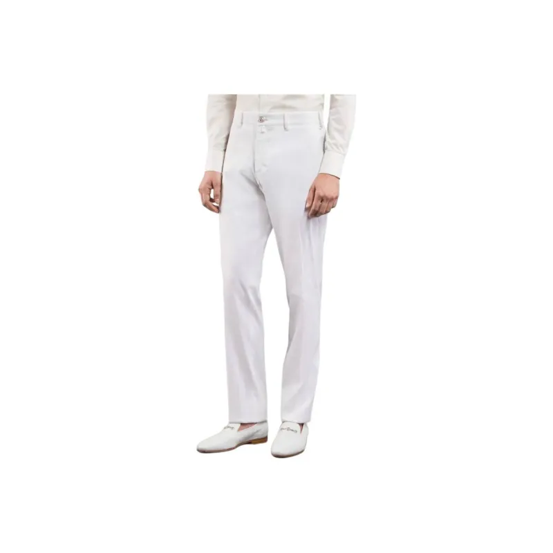 STEFANO RICCI Casual Pants Men's White-0