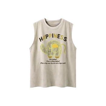 BONAS Sleeveless T Shirt Unisex
