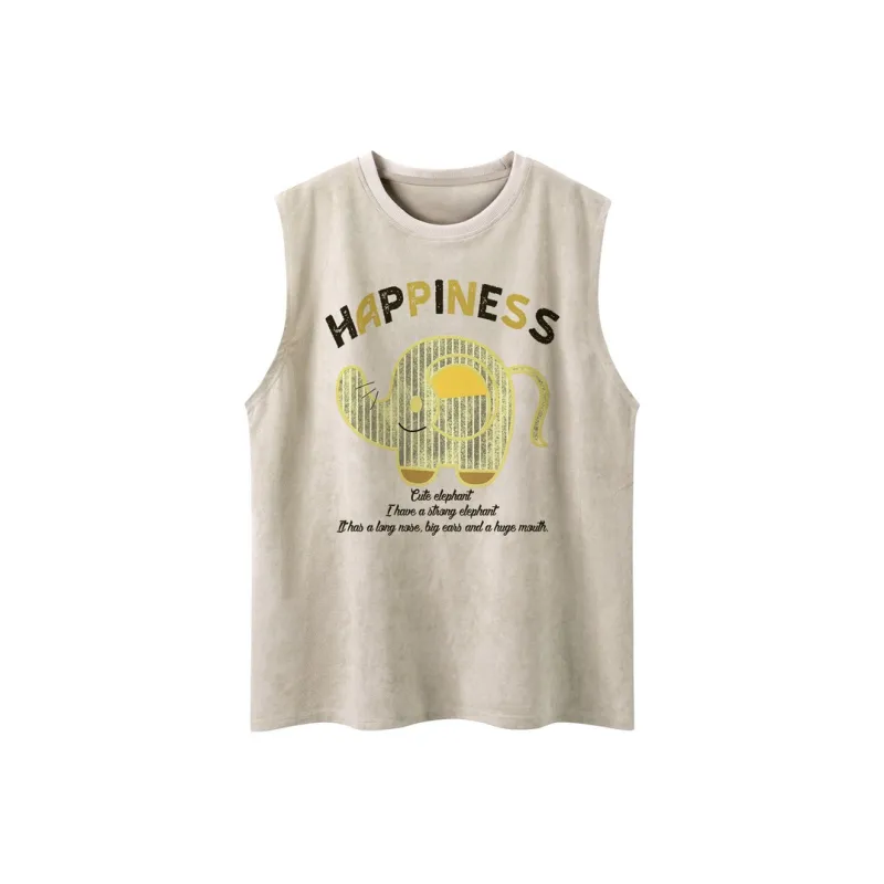 BONAS Sleeveless T Shirt Unisex-0