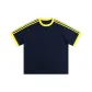 Navy Blue & Yellow Stripes