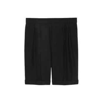 SAINT LAURENT Casual Shorts Men Black