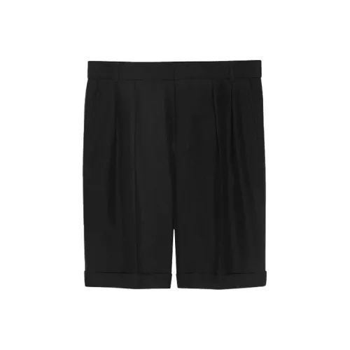 SAINT LAURENT Casual Shorts Men Black