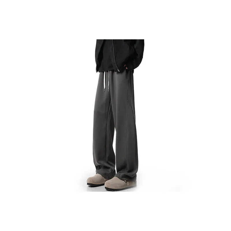 CELUCASN Casual Pants Unisex Red-18