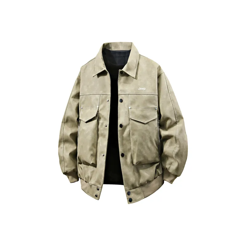 Jeep Grand Cherokee Leather Jacket Unisex-0