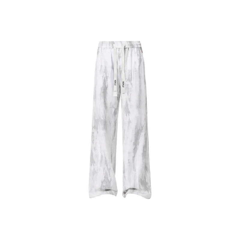 HOKLV Casual Pants Unisex White-0