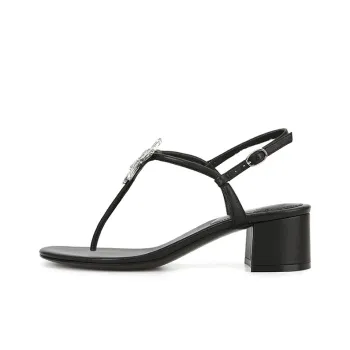 MCKP Rubber Sole Abrasion Resistant Flip Flops Women's Black