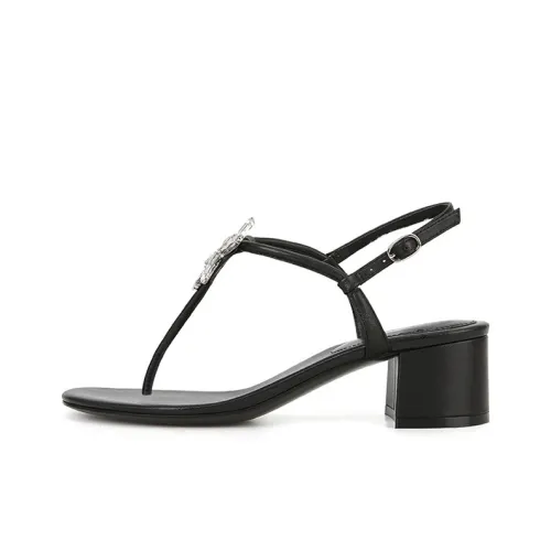 MCKP Rubber Sole Abrasion Resistant Flip Flops Women's Black