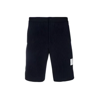 THOM BROWNE Logo Patch Bermuda Shorts