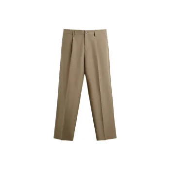 ZARA Suit Trouser Men's Brown/Dark Taupe