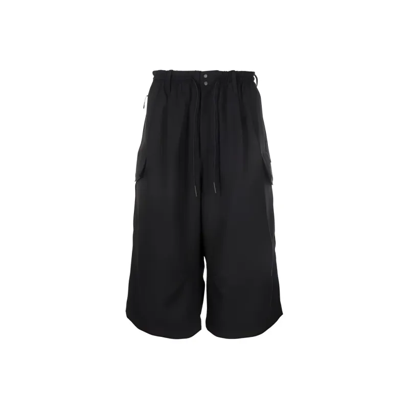 Y 3 Drawstring Cargo Shorts-0