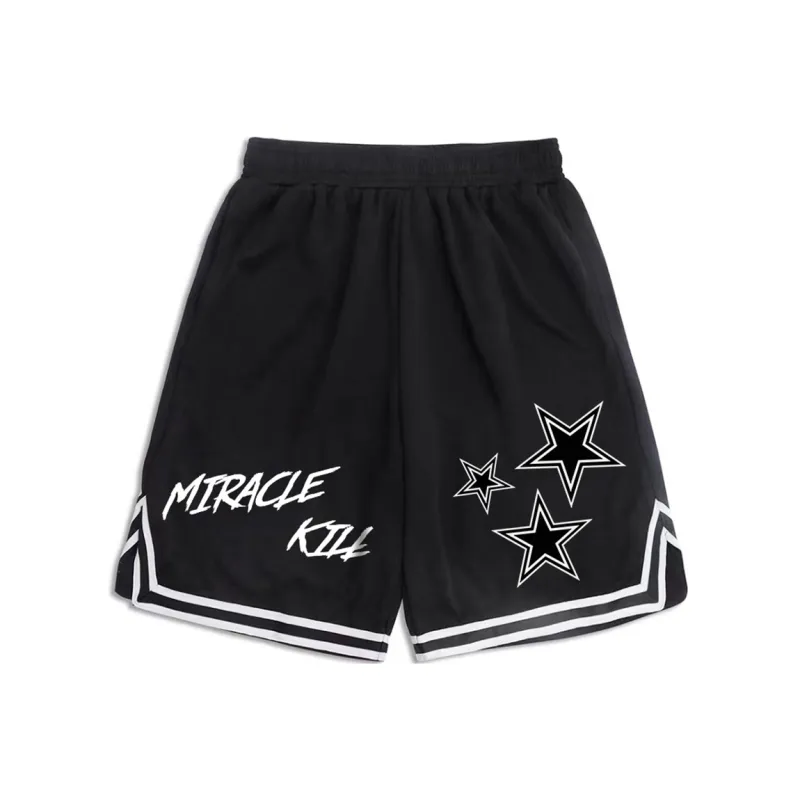 MIRACLE KILL Loose Fit Shorts Unisex-8
