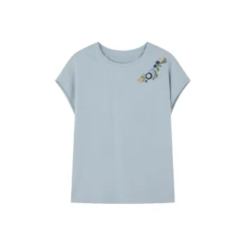 Mo Han Yi Mei T Shirt Women's Light Blue
