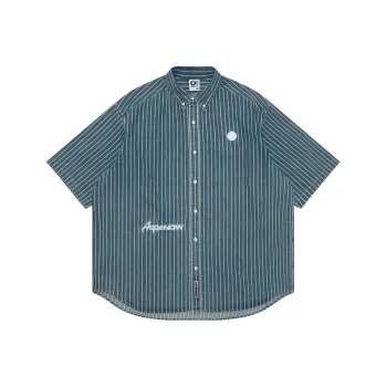 Aape Striped Denim Shirt
