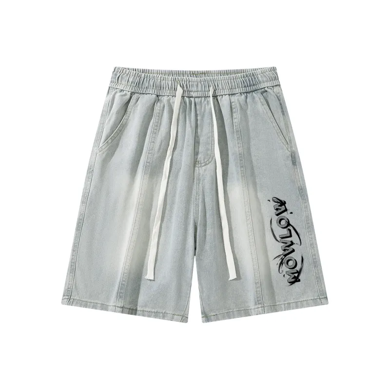 Mowlow Denim Shorts Unisex-6