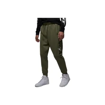 Jordan Knitted Sports Pants Men's Medium Olive Green