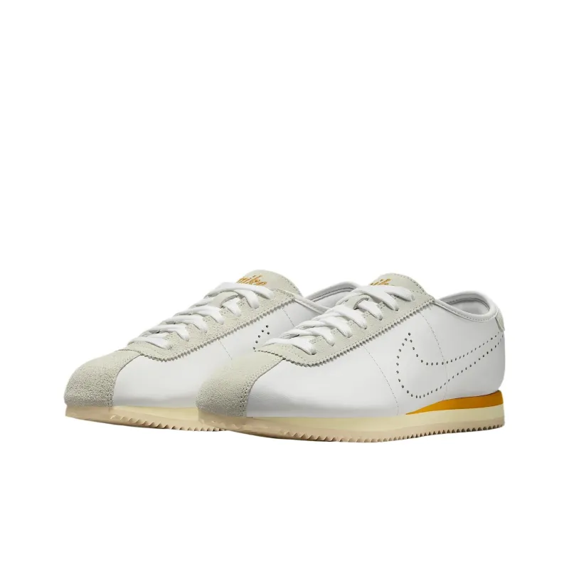 Nike Cortez White Bronze Perforated Swoosh Women's-2