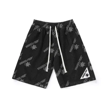 XXGOGO Loose Fit Shorts Unisex Black Gray Color